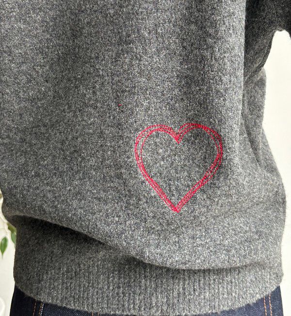  「【WEB限定】レタリング刺繍プルオーバー」|ニット・セーター|