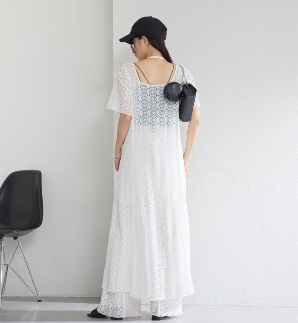  「【セットアップ対応】レースワイドパンツ」|その他|