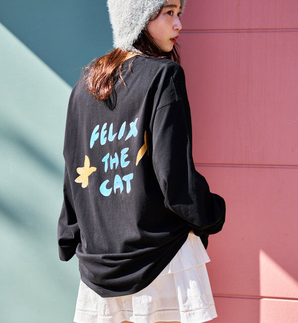  「FELIX THE CAT / コラボロンT」|Tシャツ・カットソー|ブラック