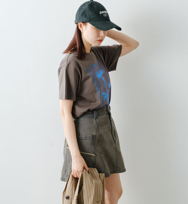  「【WHIMSIC/2サイズ展開】シルクスクリーンプリントT」|Tシャツ・カットソー|