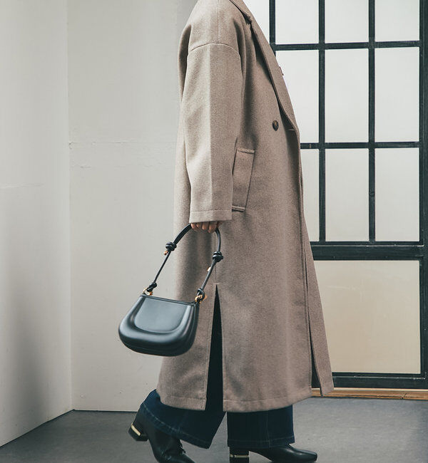  「《スリットが抜け感をプラス》サイドスリットロングテーラードコート」|その他|