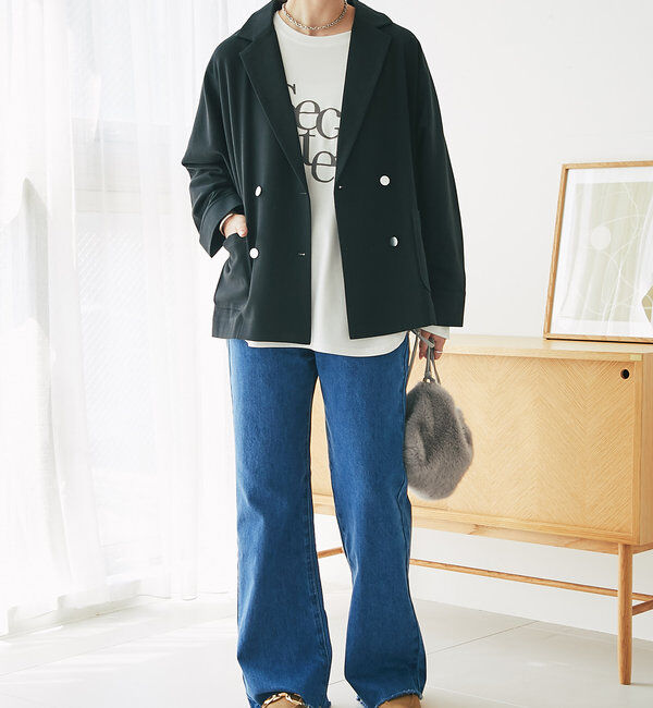  「《さっと羽織るだけ・オンオフ兼用》ドルマンテーラードジャケット」|その他|