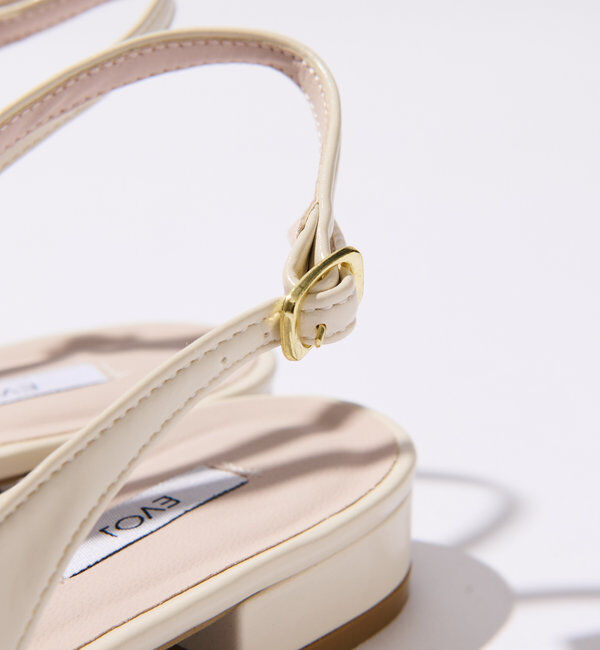  「【EVOL(イーボル)】ポイントトゥフラットミュール」|その他|