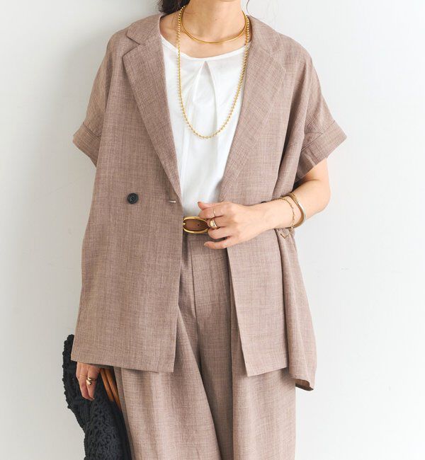  「リネンライクドロストジレ」|その他|モカ