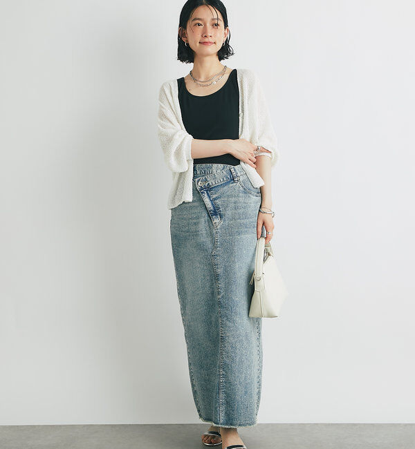  「《軽量・通気性・吸水速乾性》イージーケア和紙ニットカーディガン」|ニット・セーター|