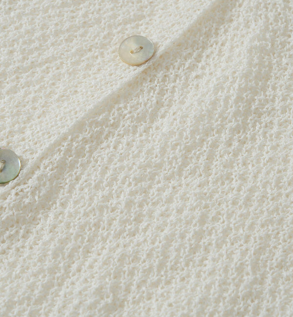  「《軽量・通気性・吸水速乾性》イージーケア和紙ニットカーディガン」|ニット・セーター|