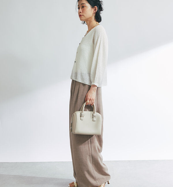  「《軽量・通気性・吸水速乾性》イージーケア和紙ニットカーディガン」|ニット・セーター|