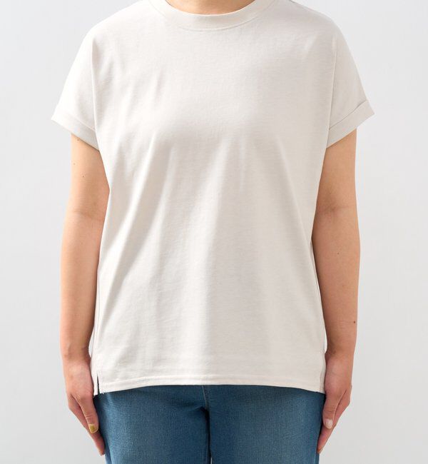  「《吸水速乾・UVカット・夏に快適》汗染み防止ターンバックT」|Tシャツ・カットソー|