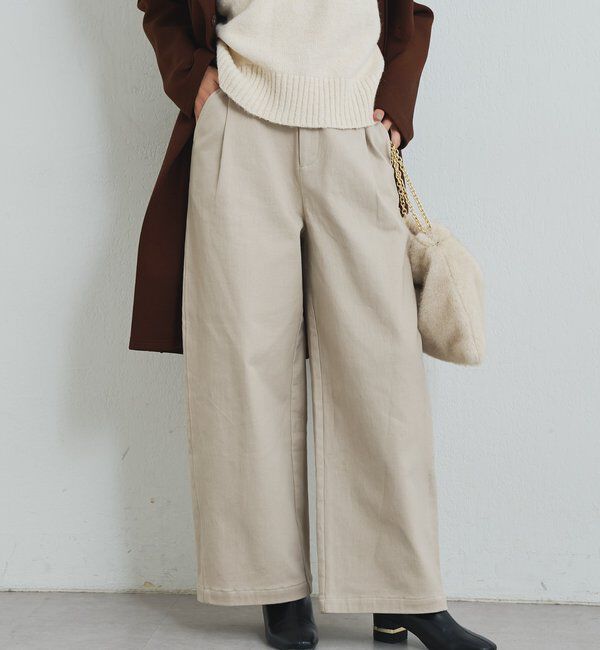  「《デイリーに活躍◎》裏起毛デニムパンツ」|デニム|