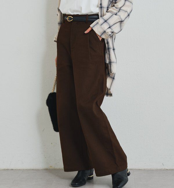  「《デイリーに活躍◎》裏起毛デニムパンツ」|デニム|