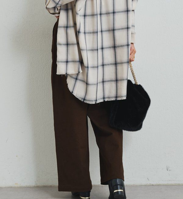  「《デイリーに活躍◎》裏起毛デニムパンツ」|デニム|