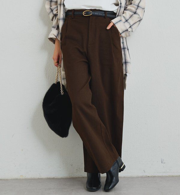  「《デイリーに活躍◎》裏起毛デニムパンツ」|デニム|