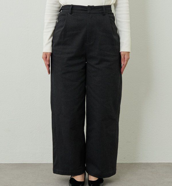  「《デイリーに活躍◎》裏起毛デニムパンツ」|デニム|