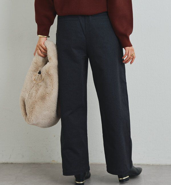  「《デイリーに活躍◎》裏起毛デニムパンツ」|デニム|