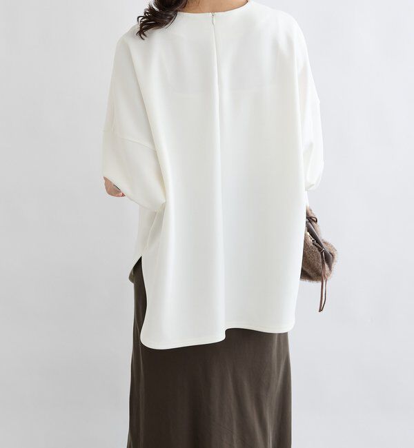  「【楽ちんキレイ】ダンボールポンチョプルオーバー」|Tシャツ・カットソー|