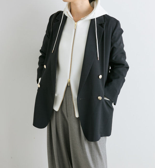  「【ロングシーズン着まわせる】ストレッチツイルテーラードジャケット」|テーラードジャケット|