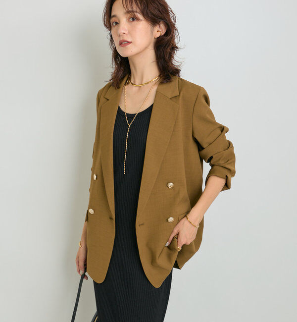  「【ロングシーズン着まわせる】ストレッチツイルテーラードジャケット」|テーラードジャケット|