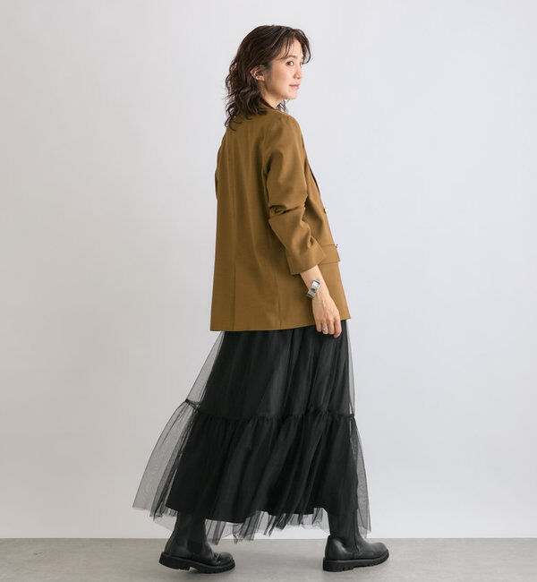  「【ロングシーズン着まわせる】ストレッチツイルテーラードジャケット」|テーラードジャケット|