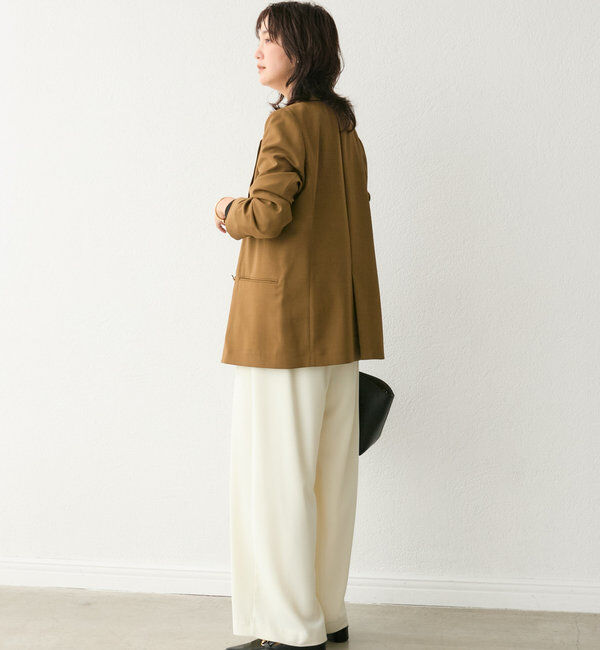  「【ロングシーズン着まわせる】ストレッチツイルテーラードジャケット」|テーラードジャケット|