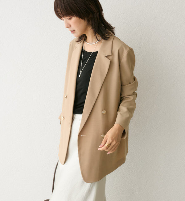  「【ロングシーズン着まわせる】ストレッチツイルテーラードジャケット」|テーラードジャケット|