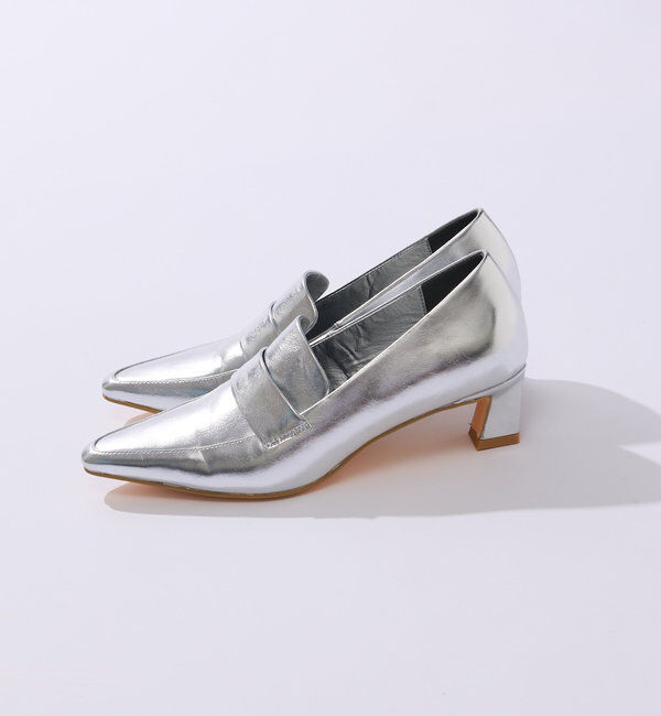  「【すっきりとした足元に】ヒールローファー」|ロングブーツ|