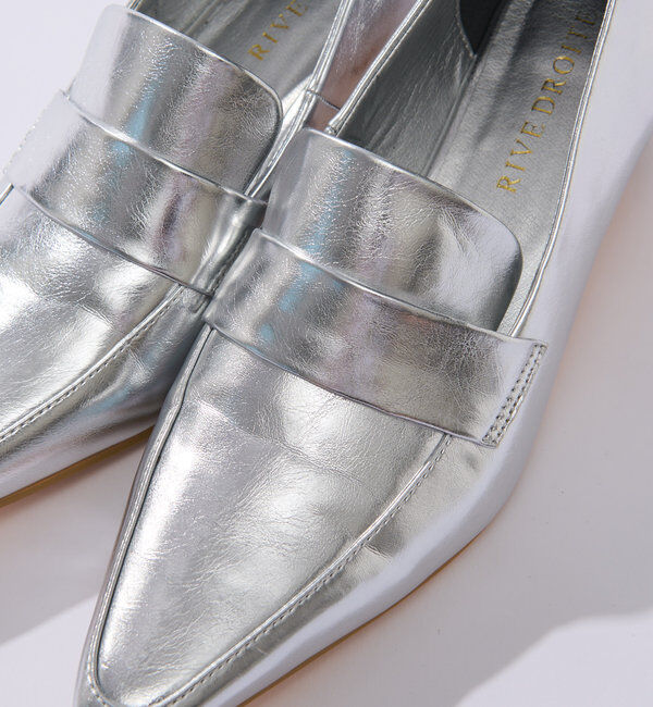  「【すっきりとした足元に】ヒールローファー」|ロングブーツ|