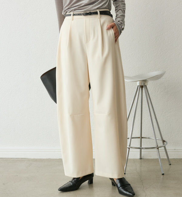  「【すっきりとした足元に】ヒールローファー」|ロングブーツ|