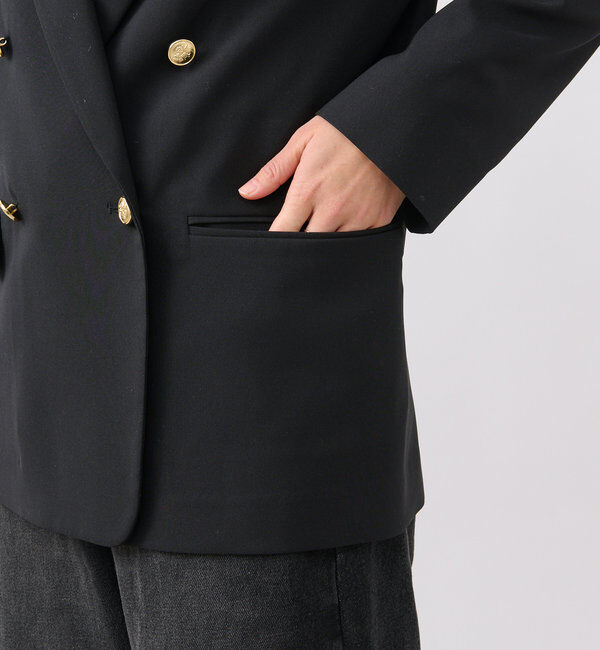  「【オンオフ着れる】ライトピークドラペルジャケット」|テーラードジャケット|