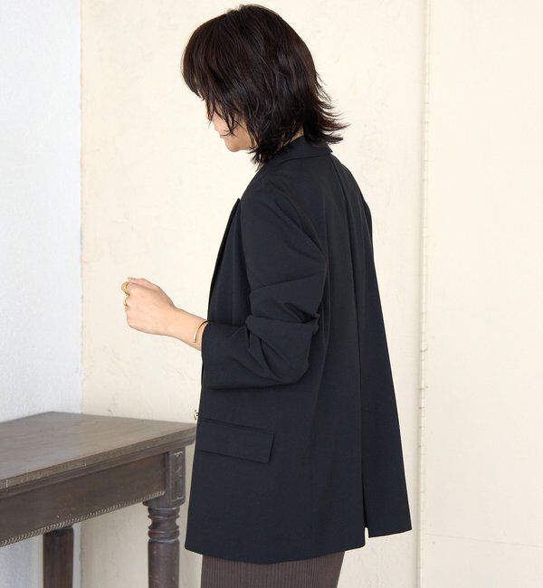  「【オンオフ着れる】ライトピークドラペルジャケット」|テーラードジャケット|