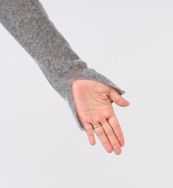  「【柔らかく滑らかな肌触り】カシミヤ混ウールシアータートルニット」|ニット・セーター|