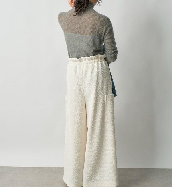  「【柔らかく滑らかな肌触り】カシミヤ混ウールシアータートルニット」|ニット・セーター|