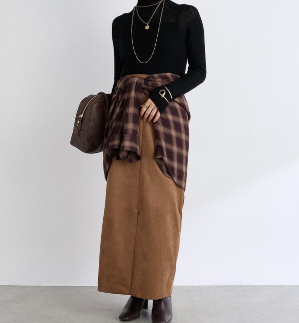  「【柔らかく滑らかな肌触り】カシミヤ混ウールシアータートルニット」|ニット・セーター|