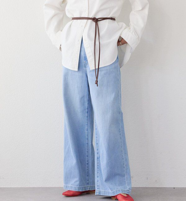  「予約【RIMH（リムエイチ）】クリーンワイドデニム」|デニム|