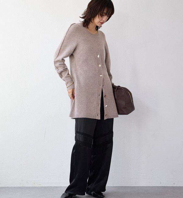  「【a Nice （ア ・ニース）】スリットニット」|ニット・セーター|