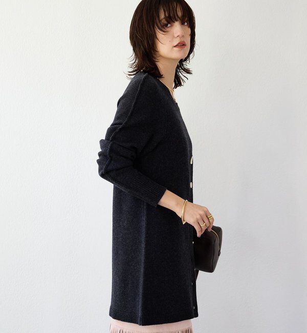  「【a Nice （ア ・ニース）】スリットニット」|ニット・セーター|