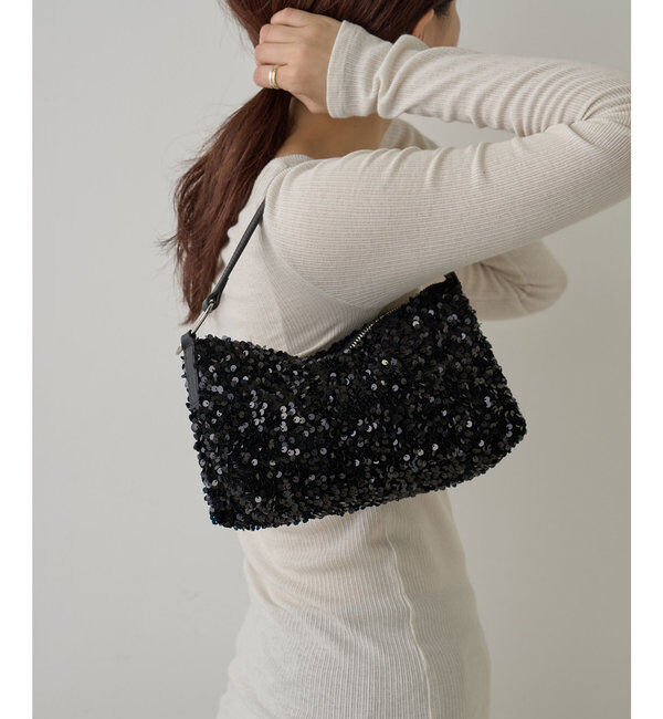  「【2.718】スパンコールミニバッグ」|その他|