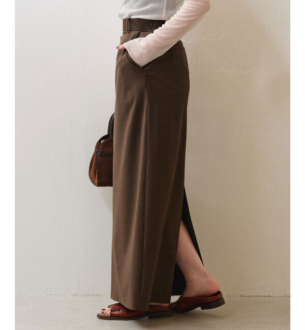  「【セットアップ対応】梳毛タイトスカート」|スカート|