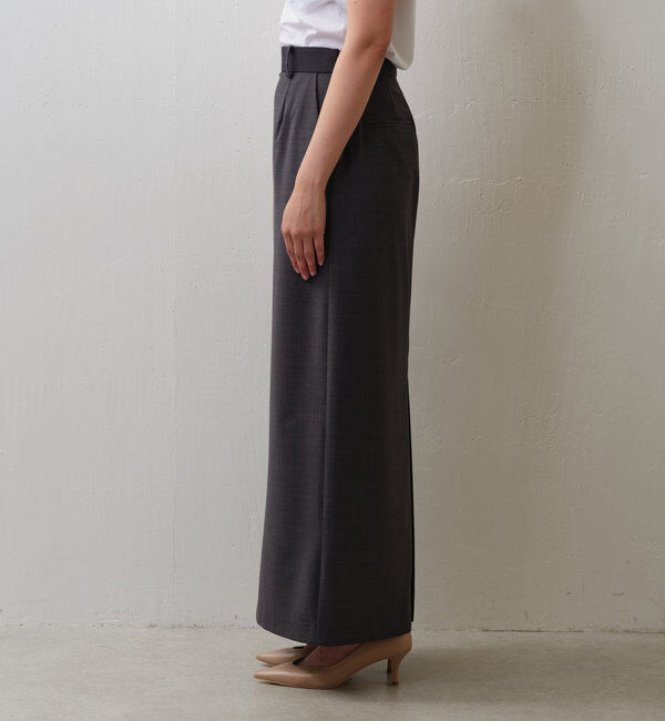  「【セットアップ対応】梳毛タイトスカート」|スカート|