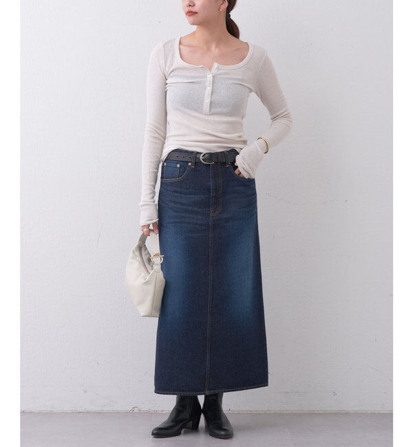  「【HERITANOVUM】デニムスカート」|スカート|