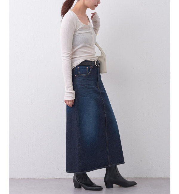  「【HERITANOVUM】デニムスカート」|スカート|