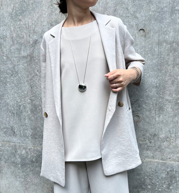  「【サイズ展開あり】ショルダータックノースリ」|シャツ・ブラウス|