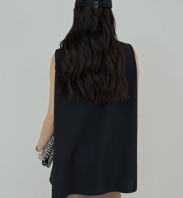  「【サイズ展開あり】ショルダータックノースリ」|シャツ・ブラウス|