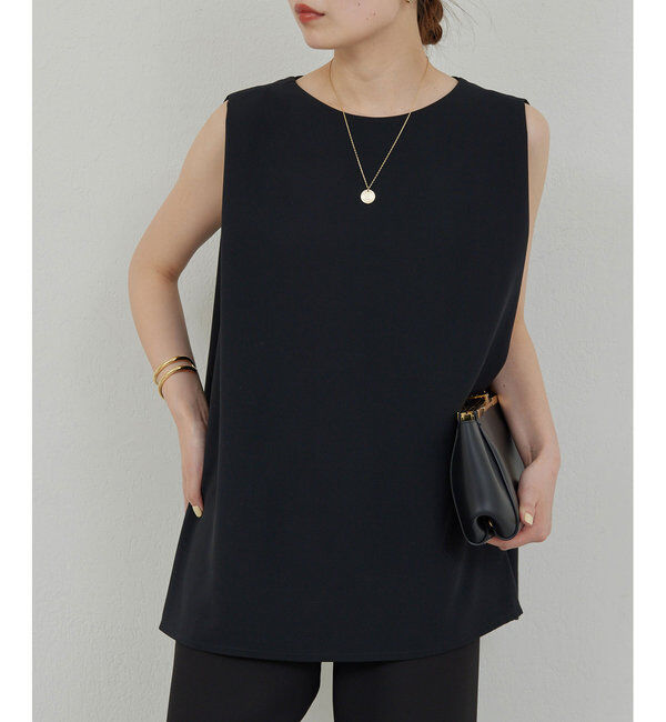  「【サイズ展開あり】ショルダータックノースリ」|シャツ・ブラウス|