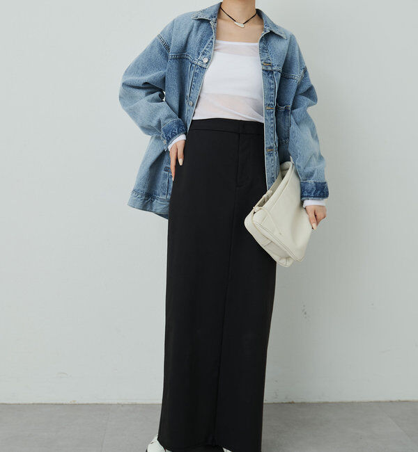  「【CHIKAコラボアイテム】ZIPタイトスカート」|スカート|