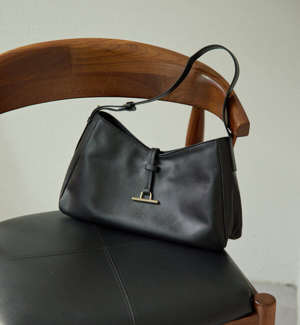  「【2.718】フロントバーワンショルダー」|トートバッグ|ブラック