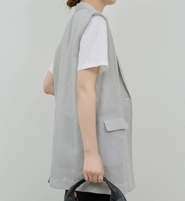  「【同素材アイテムあり】メッシュジレ」|ベスト・ジレ|