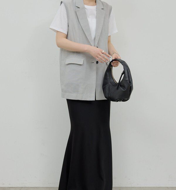  「【同素材アイテムあり】メッシュジレ」|ベスト・ジレ|