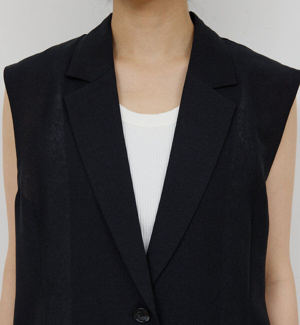  「【同素材アイテムあり】メッシュジレ」|ベスト・ジレ|