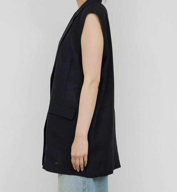  「【同素材アイテムあり】メッシュジレ」|ベスト・ジレ|