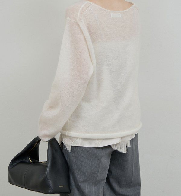  「シアーモヘアプルオーバー」|ニット・セーター|